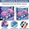 Hydrangea Diamond Painting Kits for Adults,Flowers DIY 5D Diamond Art Kits,Diamond Art Painting for Home Wall Decor (35x35cm)